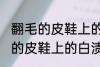 翻毛的皮鞋上的白渍怎么擦干净 翻毛的皮鞋上的白渍如何擦干净