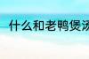 什么和老鸭煲汤最好 老鸭煲汤做法