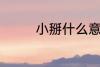 小掰什么意思 小掰的意思