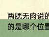 两腮无肉说的是哪个部位 两腮无肉说的是哪个位置
