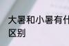 大暑和小暑有什么区别 大暑和小暑的区别