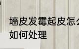 墙皮发霉起皮怎么处理 墙皮发霉起皮如何处理