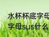 水杯杯底字母sus代表什么 水杯杯底字母sus什么意思