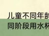 儿童不同年龄阶段选什么水杯 宝宝不同阶段用水杯的正确顺序