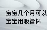 宝宝几个月可以用吸管杯 多大可以给宝宝用吸管杯