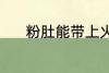 粉肚能带上火车吗 粉肚的简介
