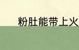 粉肚能带上火车吗 粉肚的简介