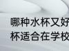 哪种水杯又好看又实用在学校 哪种水杯适合在学校用
