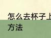 怎么去杯子上的标签 去杯子上的标签方法